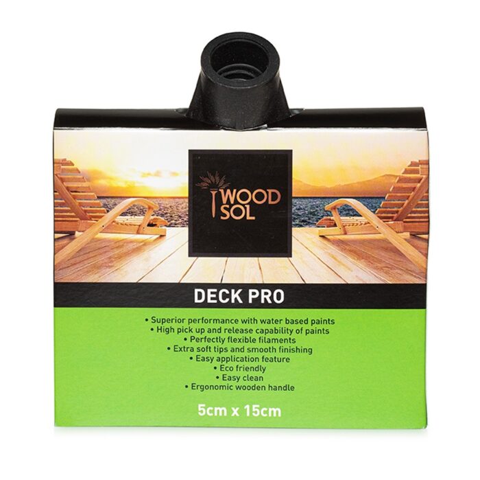 ⁦מברשת מקצועית גדולה | 5×15 | DECK PRO⁩ – תמונה ⁦2⁩