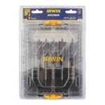 ⁦סט מקצועי 6 מקדחי עץ רחבים | סדרת IRWIN | Blue Groove 6X⁩ – תמונה ⁦2⁩