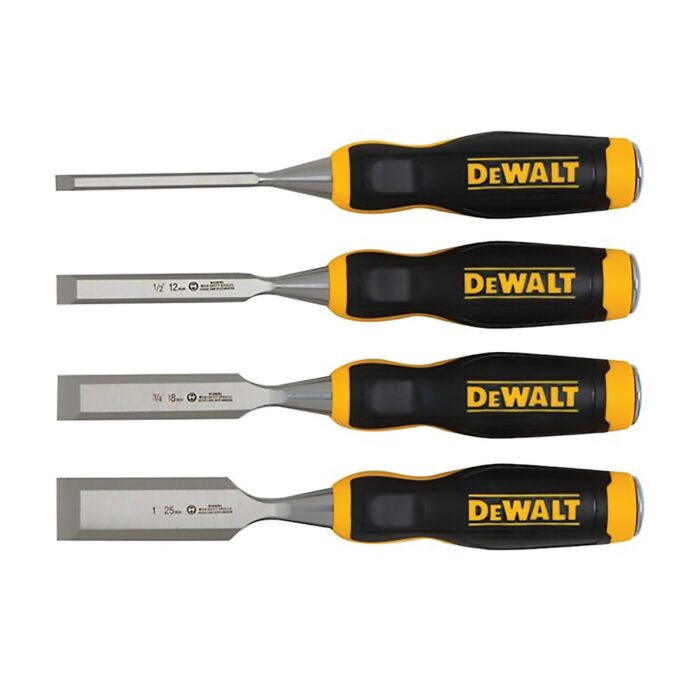 ⁦סט מפסלות עץ מקצועיות | 4 גדלים | DeWALT⁩ – תמונה ⁦2⁩