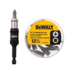 מוביל ביט זוויתי מגנטי + סט 12 ביטים | DeWALT