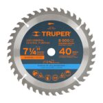להב למסור עגול | ״¼7 אינטש | 40 שיניים | TRUPER