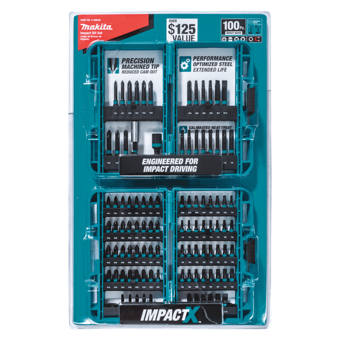 ⁦סט ביטים 100 יחידות + מוביל | ™Makita | ImpactX⁩ – תמונה ⁦3⁩